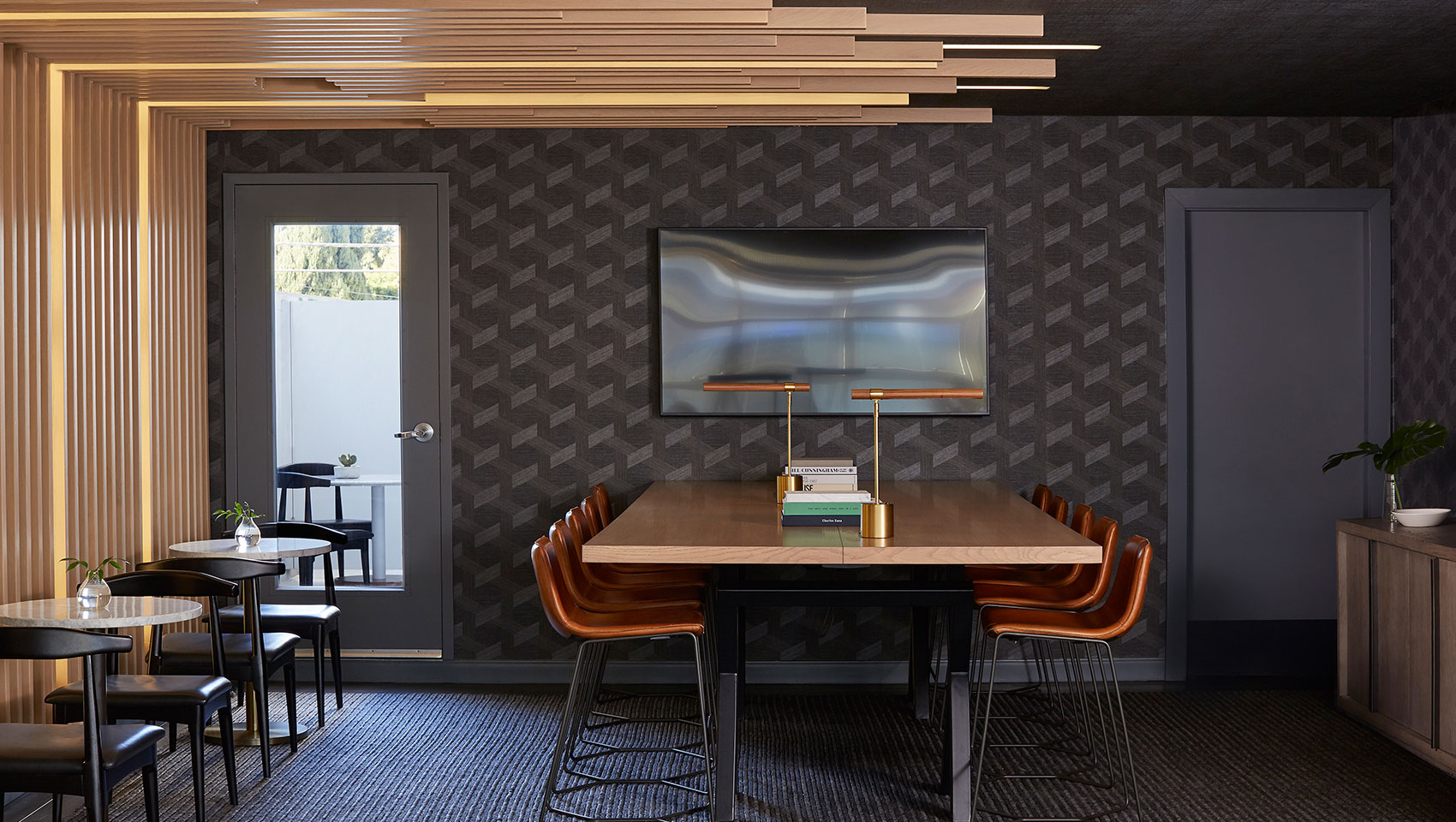 Workspace in Loft Lounge at Kimpton Hotel Wilshire