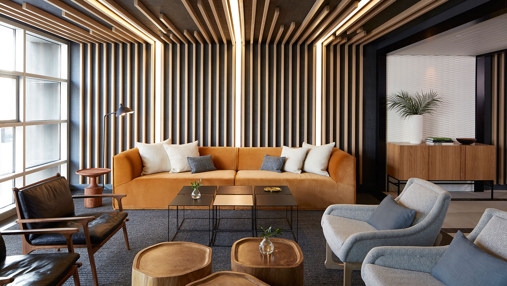 Seating Area in Etage lounge at Kimpton Hotel Wilshire
