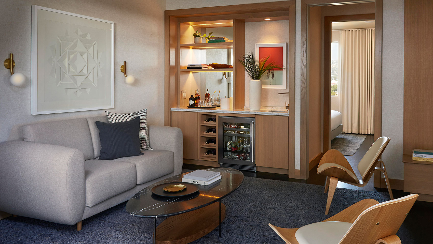 Wilshire Penthouse Living Area