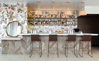 bar and restaurant at Videre